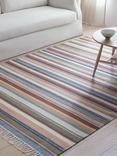 John Lewis Somerton Wool Rich Ladder Stripe Rug, Multi