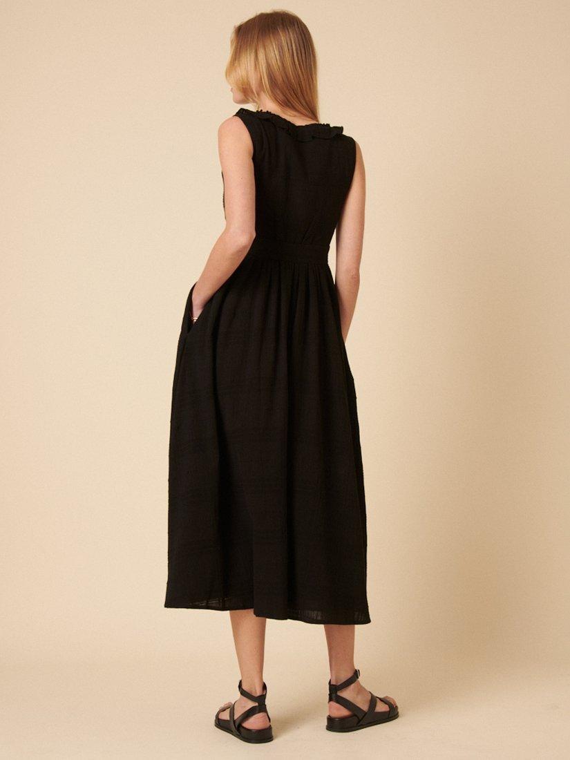 Product image 4 of 4, which shows Nobody's Child Flossie Pure Organic Cotton Sleeveless Dress, Black, 8
