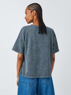 AND/OR 17 Graphic Embellished T-Shirt, Grey Wash - view 2, Grey Wash