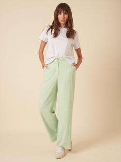 Nobody's Child Wide Leg Trousers containing LENZING™ ECOVERO™ Viscose - view 2, Green