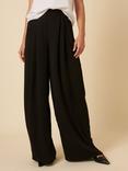 Nobody's Child Zeena Crinkle Wide Leg Trousers, Black