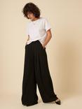 Nobody's Child Zeena Crinkle Wide Leg Trousers, Black