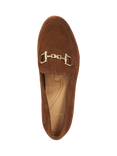 Dune London Glair Suede Loafers, Tan