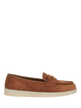 Dune London Graciela Suede Loafers, Tan