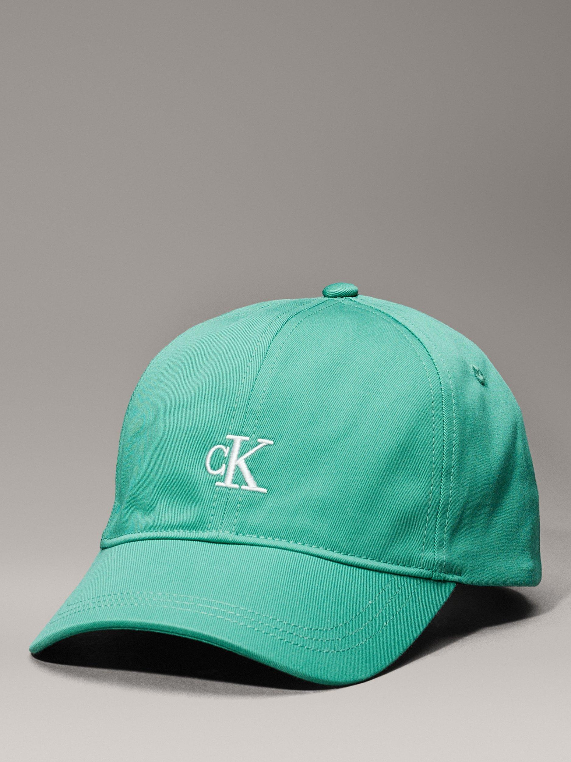 Calvin Klein Kids' Monogram Baseball Cap, Bahama Green