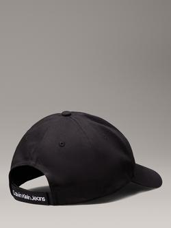 Calvin Klein Kids' Monogram Pure Organic Cotton Baseball Cap, Black - view 2, Black