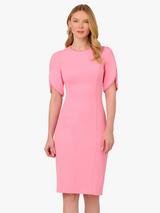 Phase Eight Annika Tapework Lace Dress, Pale Pink