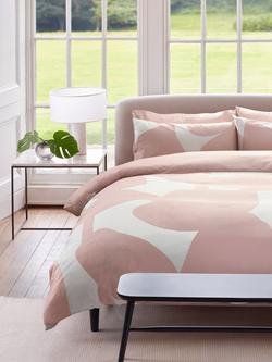 Jasper Conran London 300 Cotton Thread Count Floral Leaf Print Duvet Cover , Pink, Pink