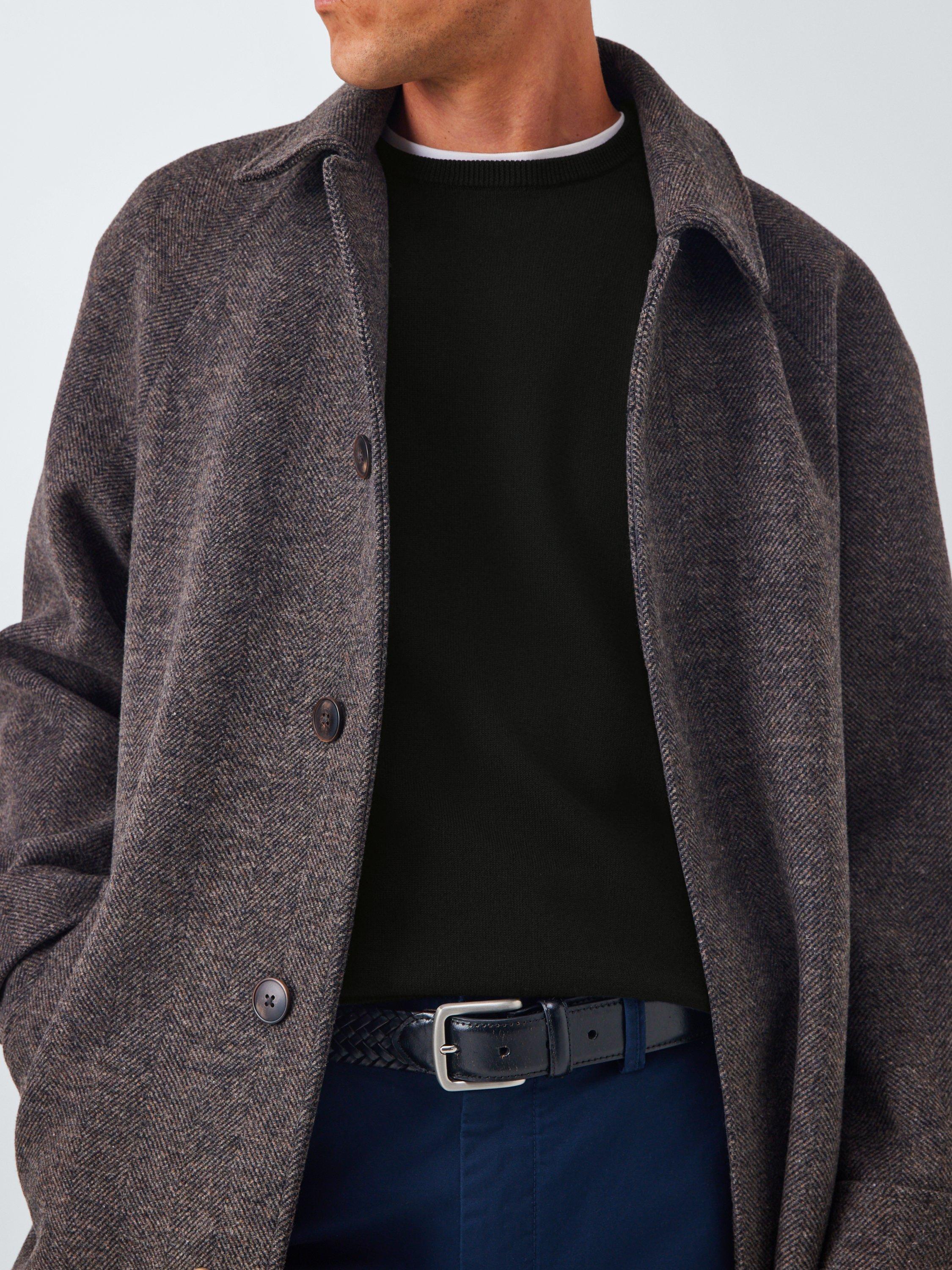 Product image 6 of 6, which shows John Lewis Crew Neck Cotton Jumper, Black, M