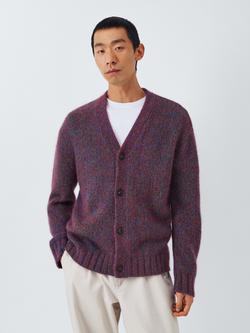 John Lewis Twist Blend Knit V-Neck Cardigan, Multi, Multi