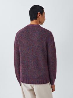 John Lewis Twist Blend Knit V-Neck Cardigan, Multi - view 2, Multi