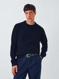 John Lewis Lambswool Blend Reverse Seam Crew Neck Jumper