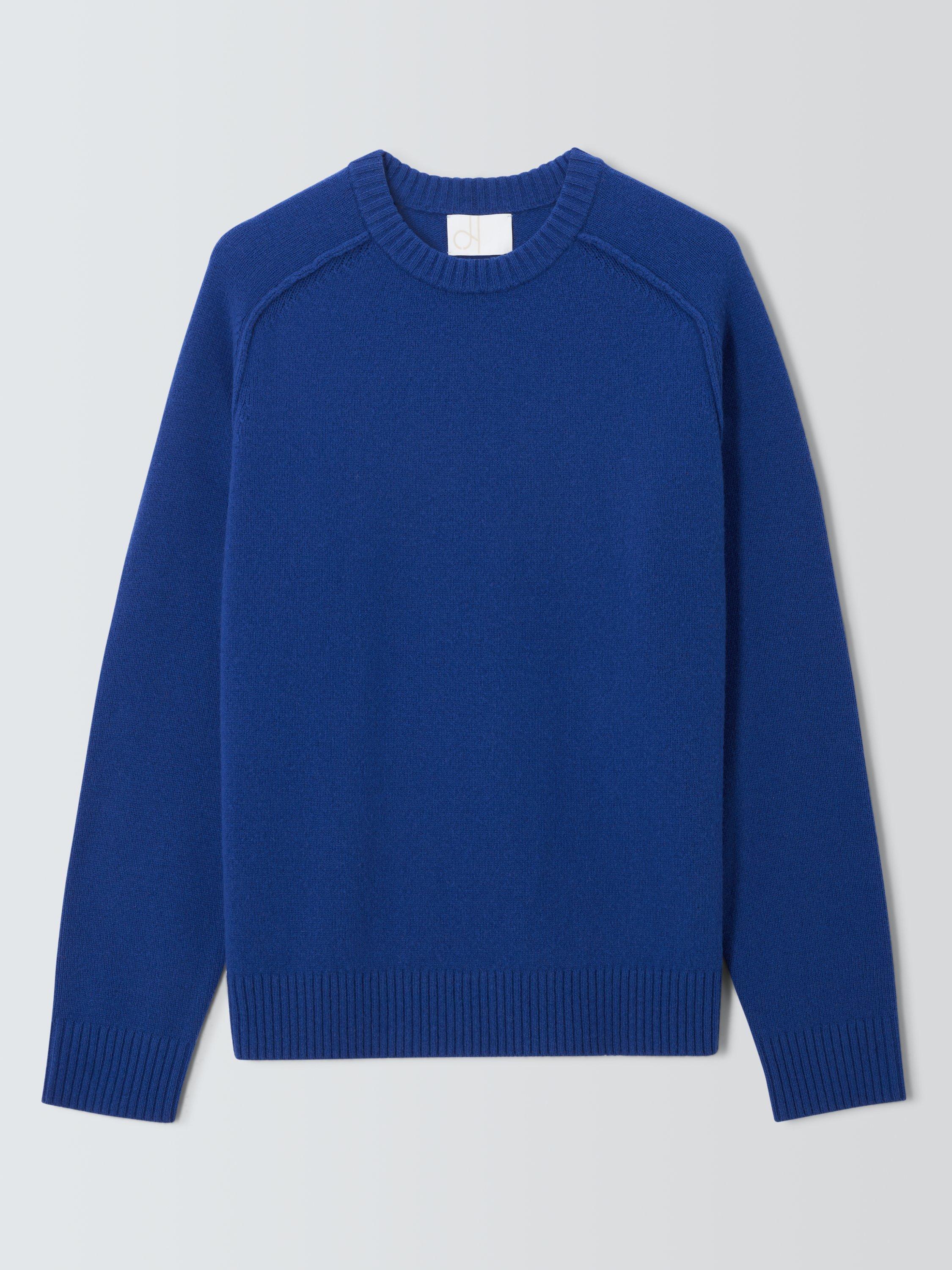 Product image 4 of 6, which shows John Lewis Lambswool Rich Reverse Seam Crew Neck Jumper, Regal, M