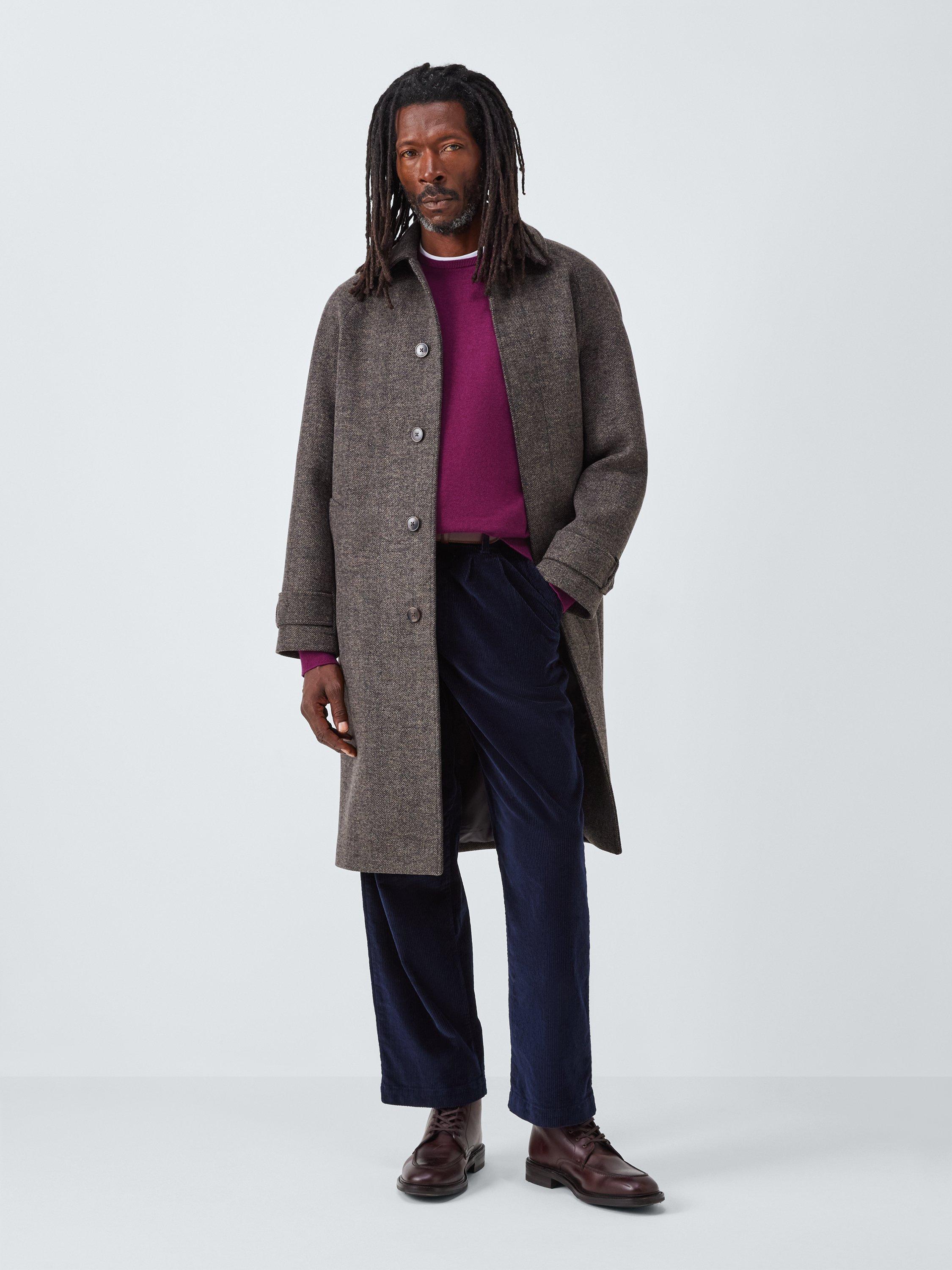 Product image 3 of 6, which shows John Lewis Cotton Knit Crew Neck Jumper, Raspberry, S