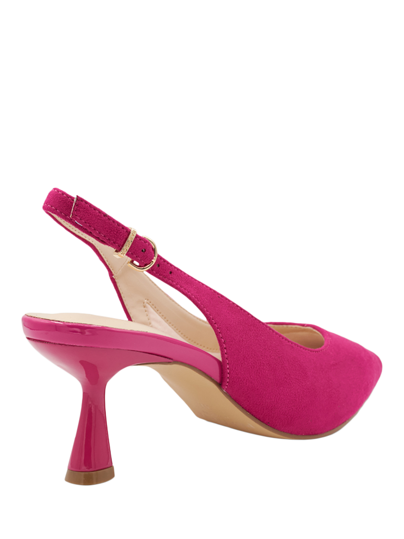 Product image 5 of 6, which shows Paradox London Kelsey Slingback Courts, Fuchsia, 3
