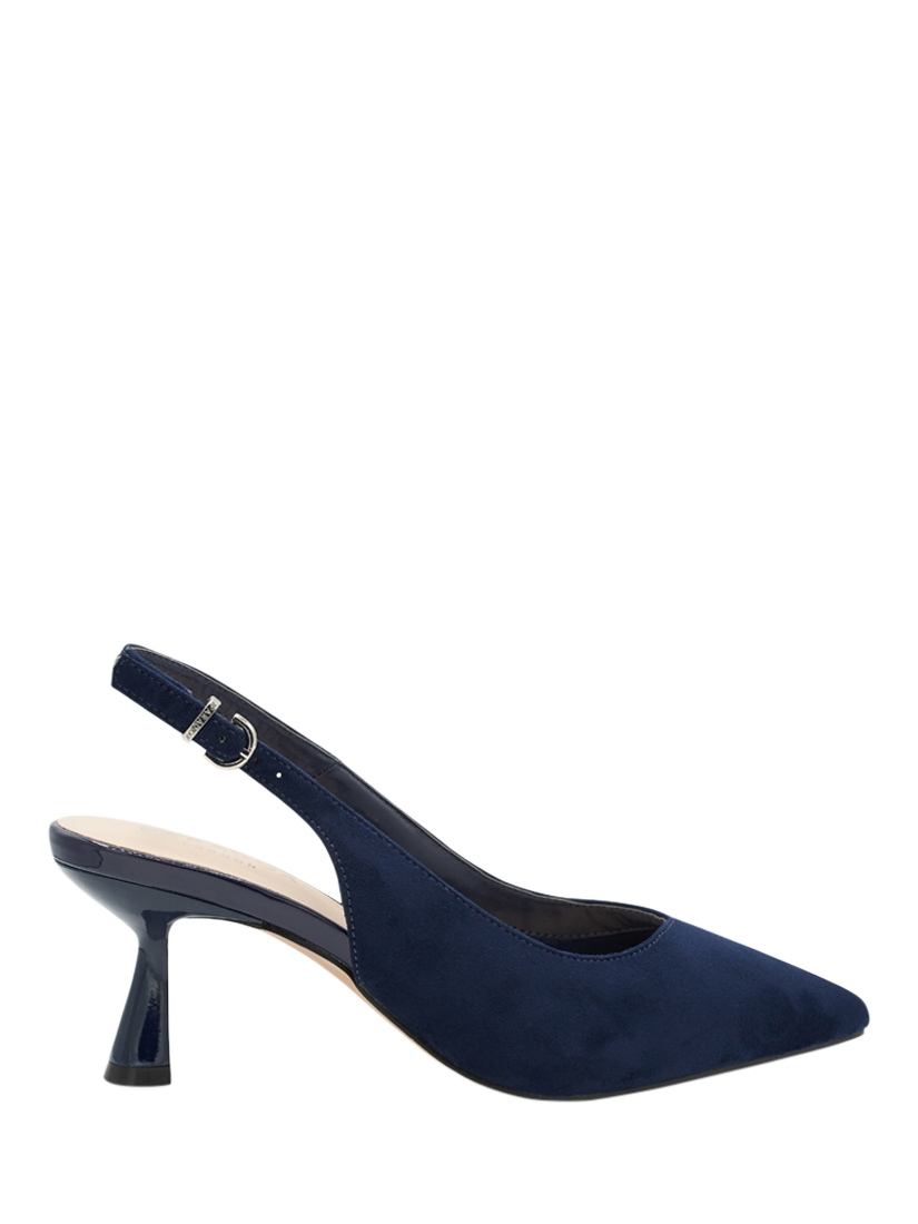 Product image 1 of 6, which shows Paradox London Kelsey Slingback Courts, Navy, 3