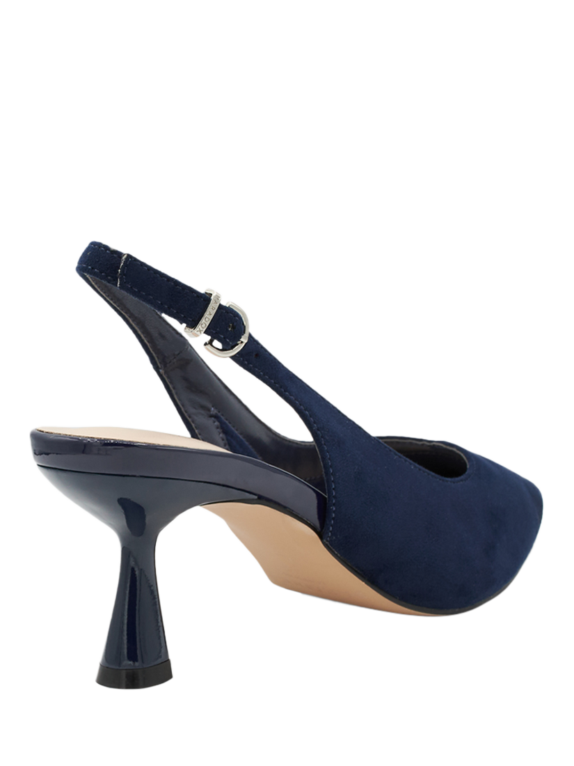 Product image 5 of 6, which shows Paradox London Kelsey Slingback Courts, Navy, 3