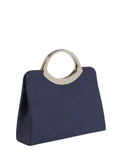 Paradox London Darya Metallic Grab Bag - view 2, Navy