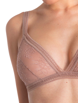 Maison Lejaby Miss Lejaby Lace Triangle Bra, Pralin - view 2, Pralin
