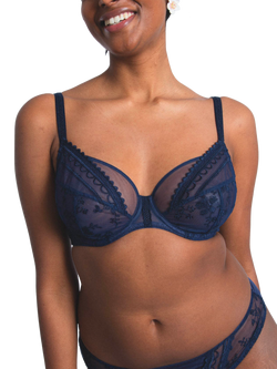 Maison Lejaby Muse Balconette Bra, Nuit Noire - view 2, Nuit Noire