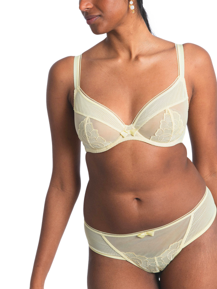 Maison Lejaby Intuition Plus Size Balconette Bra, Popcorn, Popcorn