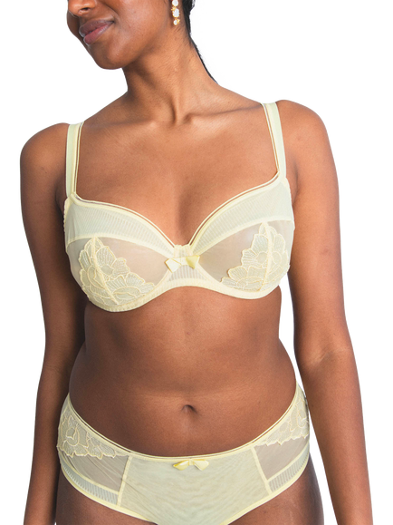 Maison Lejaby Intuition Demi Cup Bra, Popcorn - view 2, Popcorn