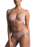 Maison Lejaby Miss Lejaby Plus Size Lace Triangle Bra, Pralin