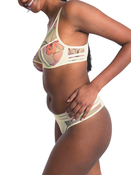 Maison Lejaby Nufit Garden Floral Underwired Bra, Multi - view 2, Multi