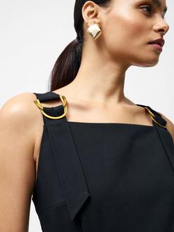 French Connection Azra Eden Wide Leg Jumpsuit, Black