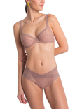 Maison Lejaby Miss Lejaby High-Waisted Lace Knickers, Pralin