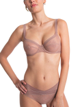 Maison Lejaby Miss Lejaby High-Waisted Lace Knickers, Pralin