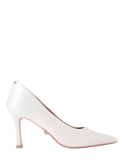 Carvela Corletta Pointed Heeled Courts, White