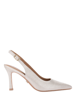 Carvela Corletta Slingback Courts, Natural Champagne, Natural Champagne