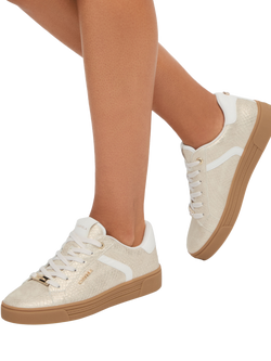 Carvela Daze Gum Trainers - view 2, Gold