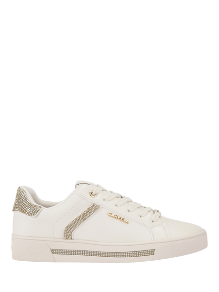 Carvela Daze Jewel Trainers, Gold, Gold