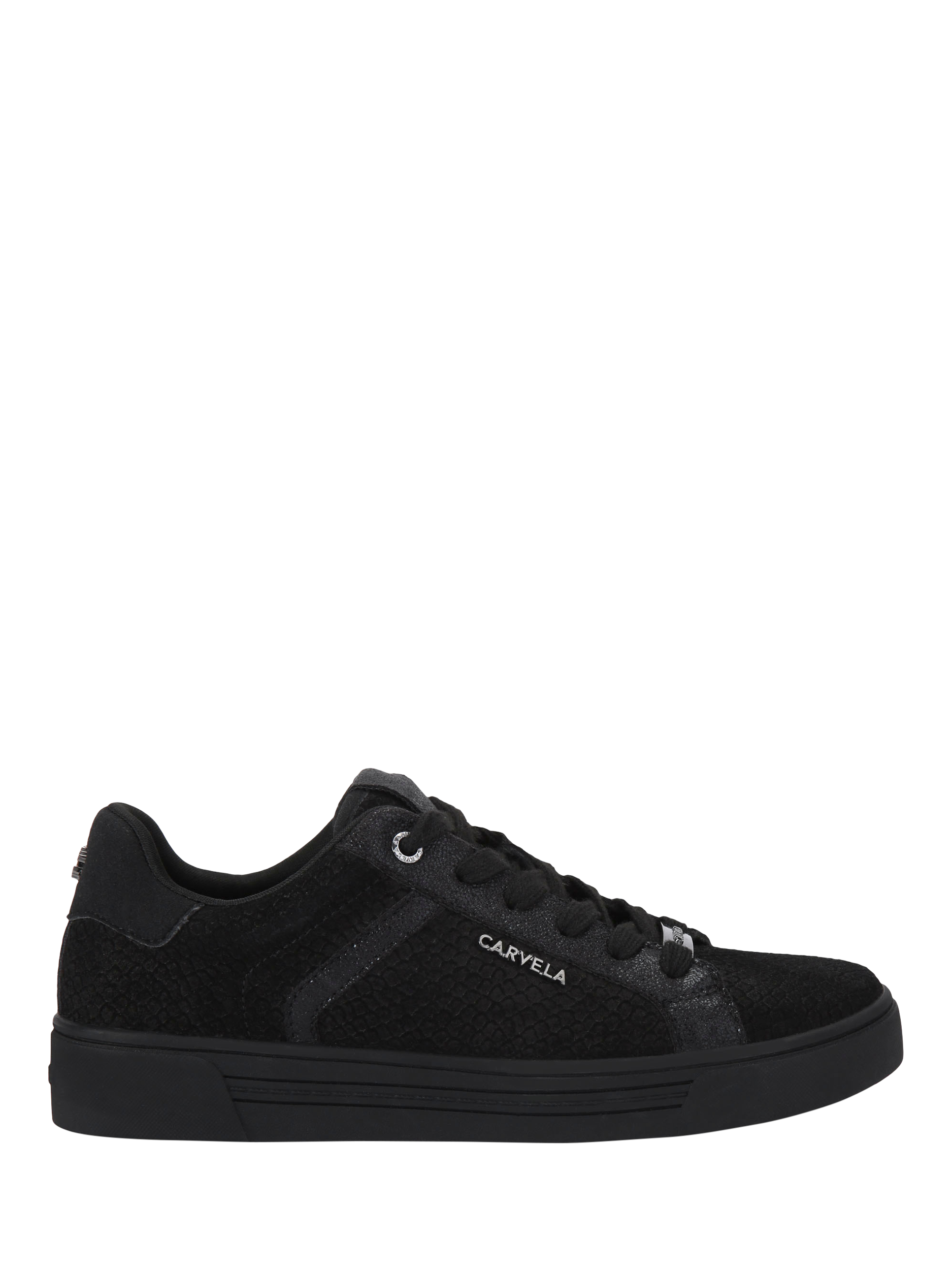 Product image 1 of 4, which shows Carvela Daze Lace Up Trainers, Black, 3