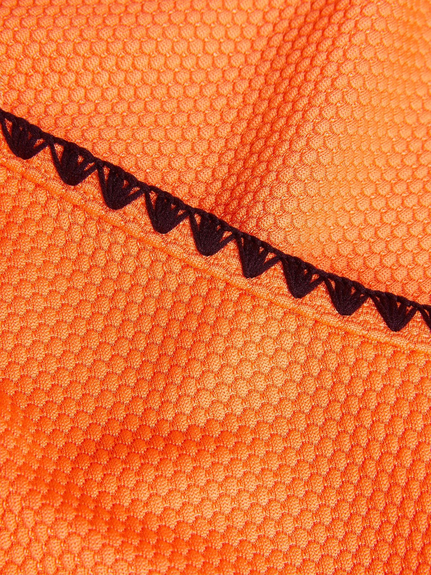 Product image 3 of 3, which shows Monsoon Kids' Cut-Out Swimsuit , Orange, 7-8 years