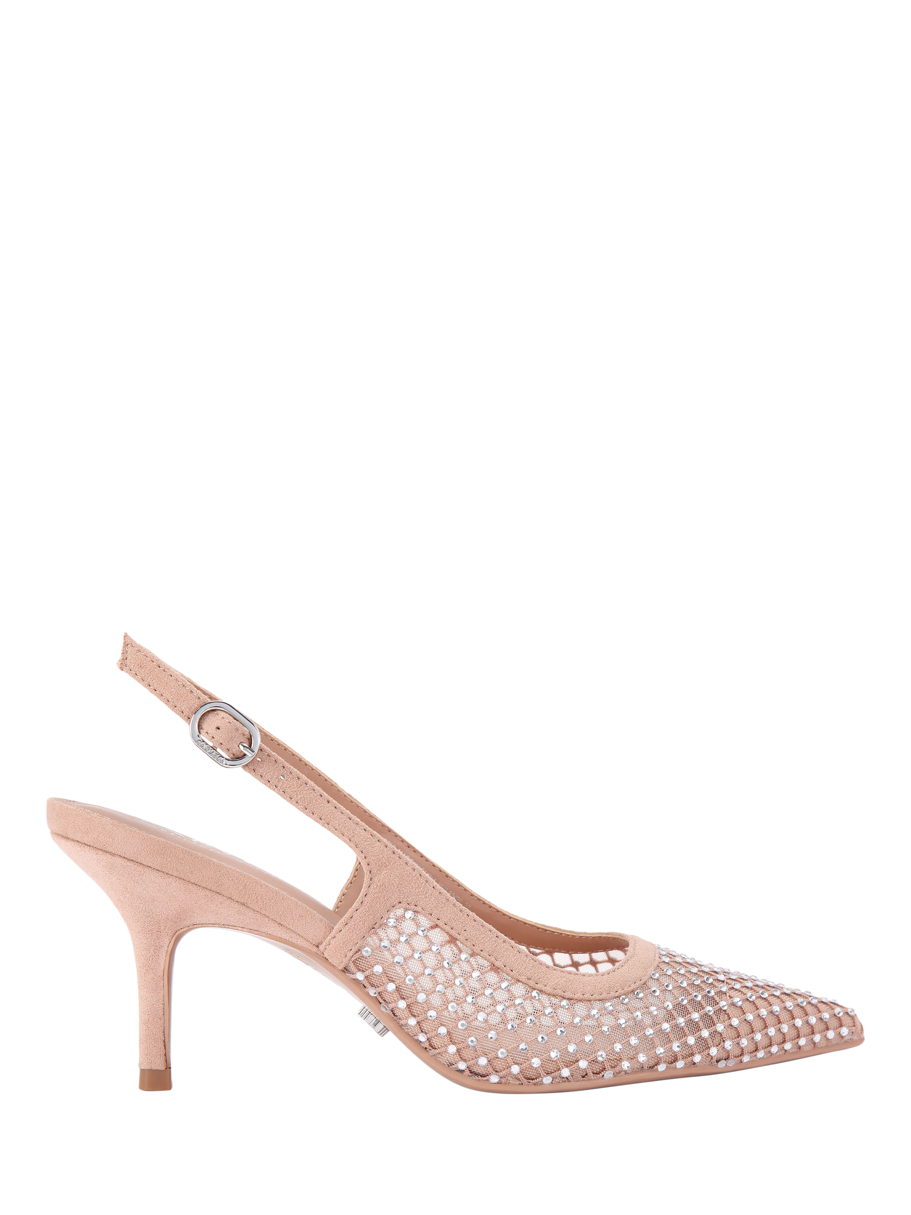 Product image 1 of 4, which shows Carvela Lavish Jewel Embellished Court Shoes, Pink Blush, 3