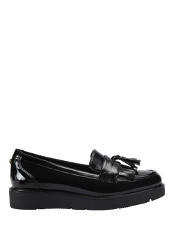 Carvela Sky Tassel Loafers, Black, Black