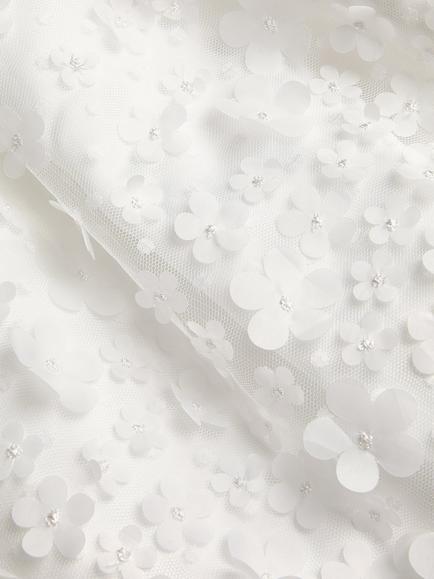 Monsoon Baby Tiered Occasion Dress, Ivory - view 2, Ivory