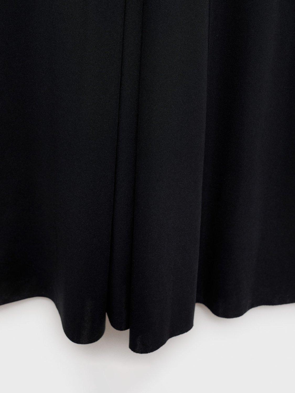 Product image 5 of 7, which shows Mango Marta V-Neck Knitted Midi Dress, Black, 6