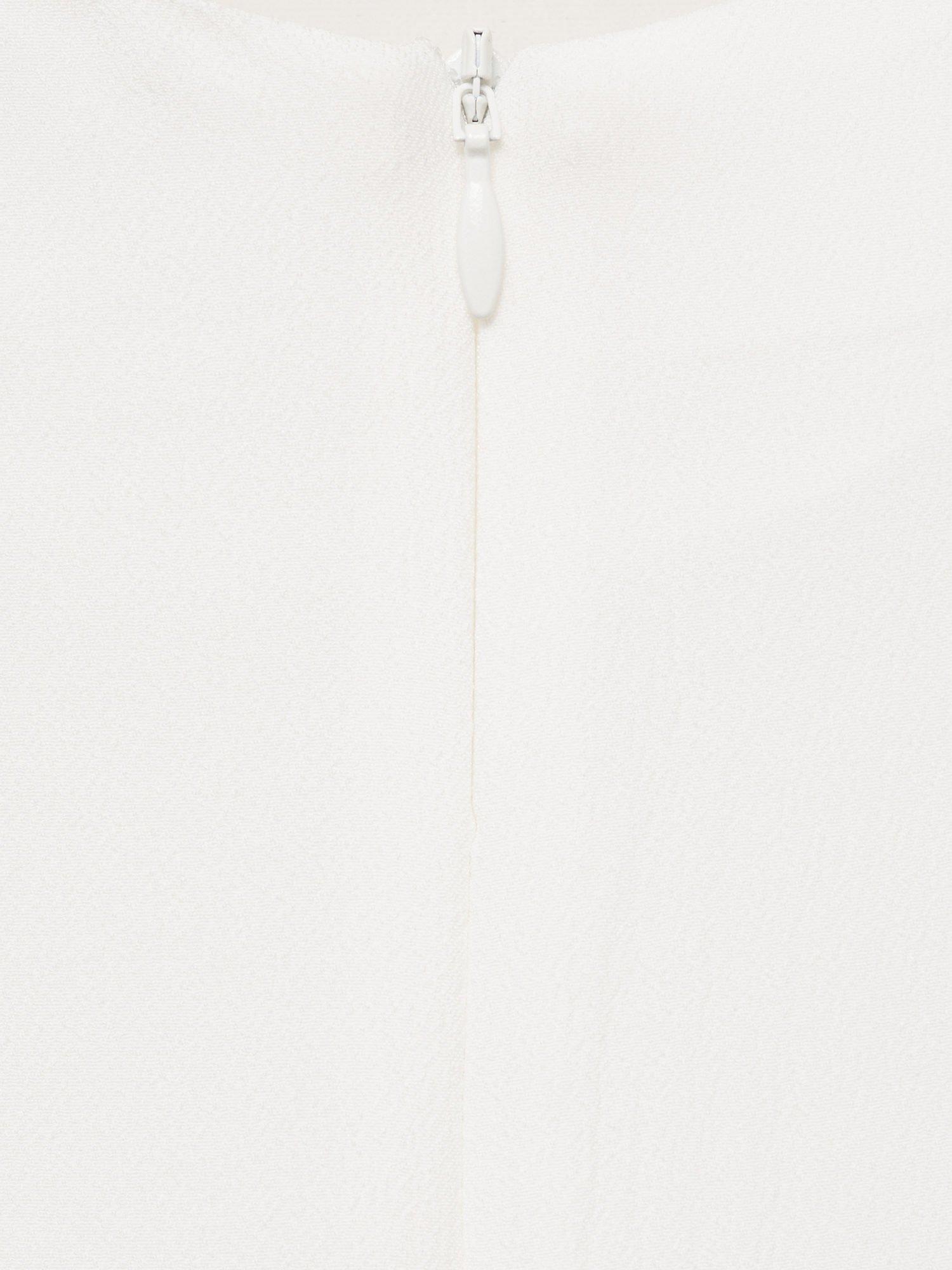 Product image 5 of 8, which shows Mango Area Drape Sleeveless Top, Natural White, 10