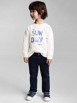 Mango Kids' Sunday Mood Sweatshirt, Natural White - view 2, Natural White