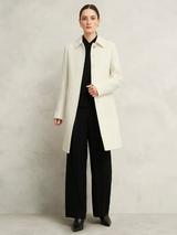 Hobbs Elaine Tweed Coat, Navy