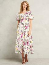 Phase Eight Petite Dana Lace Dress, Lavender