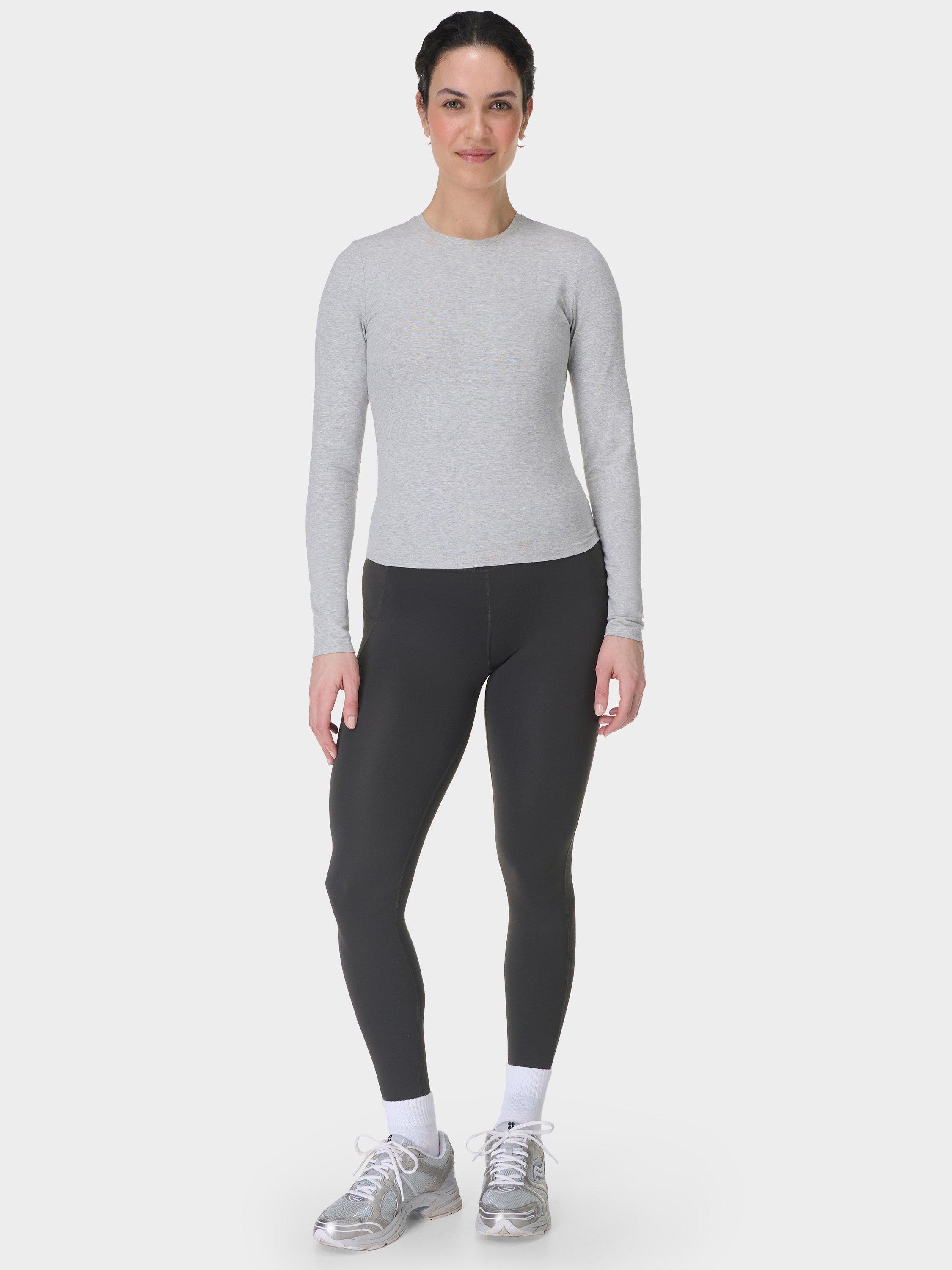 Product image 4 of 9, which shows Sweaty Betty All Day Leggings, Dark Grey, S
