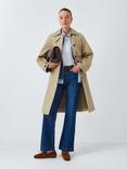 John Lewis Cotton Mac Trench Coat, Natural