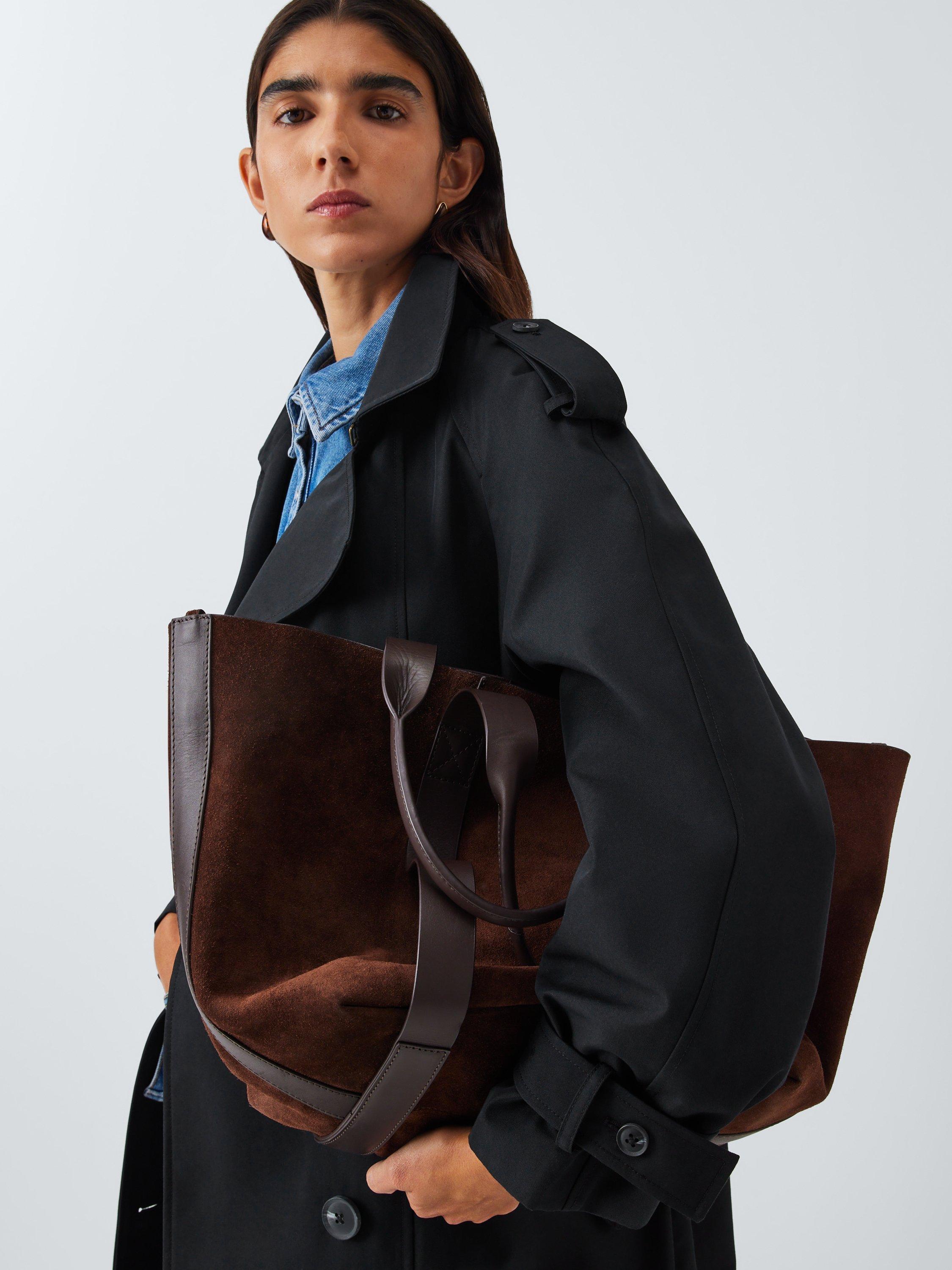 Product image 4 of 7, which shows John Lewis Water Repellent Belted Trench Coat, Black, 8