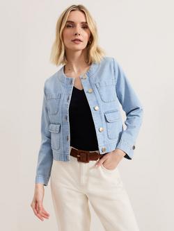Phase Eight Ripley Denim Jacket, Blue, Blue