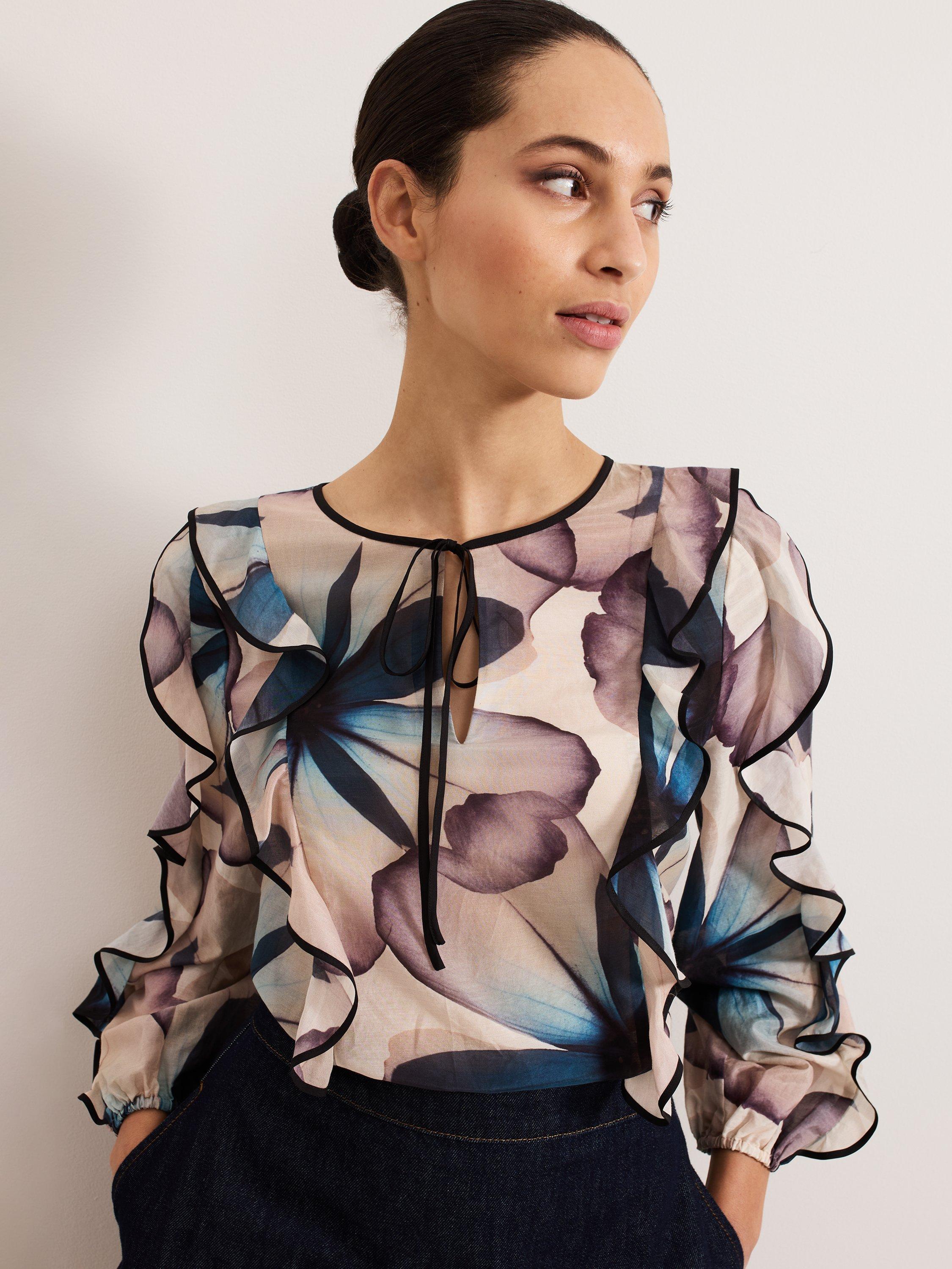 フェイズ エイト Phase Eight Florentine Blouse （Multi-Coloured） フェイズ エイト Phase Eight Florentine Blouse （Multi